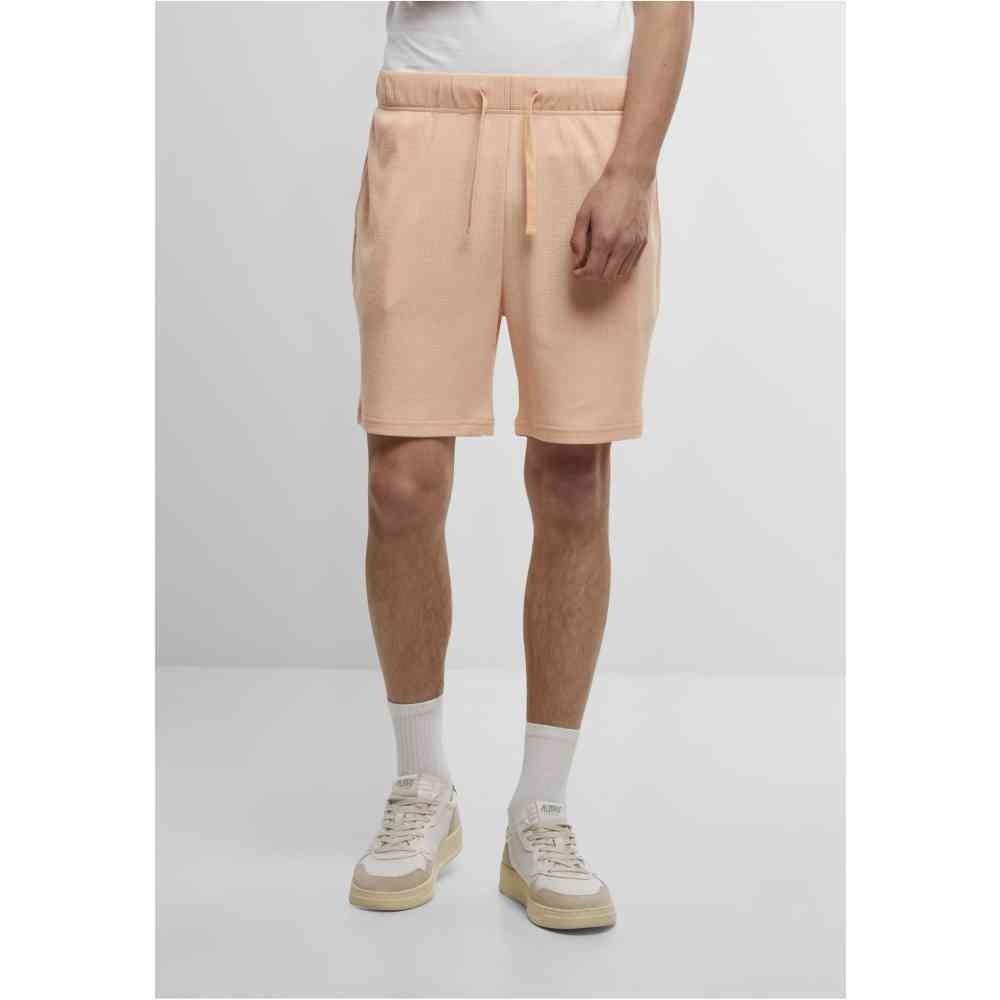 Urban Classics - Waffle Sweat Shorts - Peach